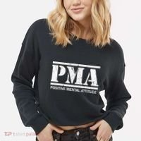 Positive Mental Attitude . PMA Cropped Pullover Crew thumb 2