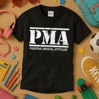 Positive Mental Attitude . PMA Kids T-Shirt thumb 3