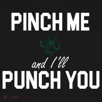 Pinch Me And I'll Punch You Funny St Patrick's Day Backpack thumb 2