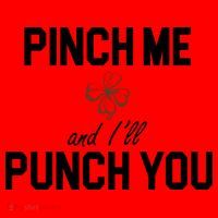 Pinch Me And I'll Punch You Funny St Patrick's Day Santa Hat thumb 1