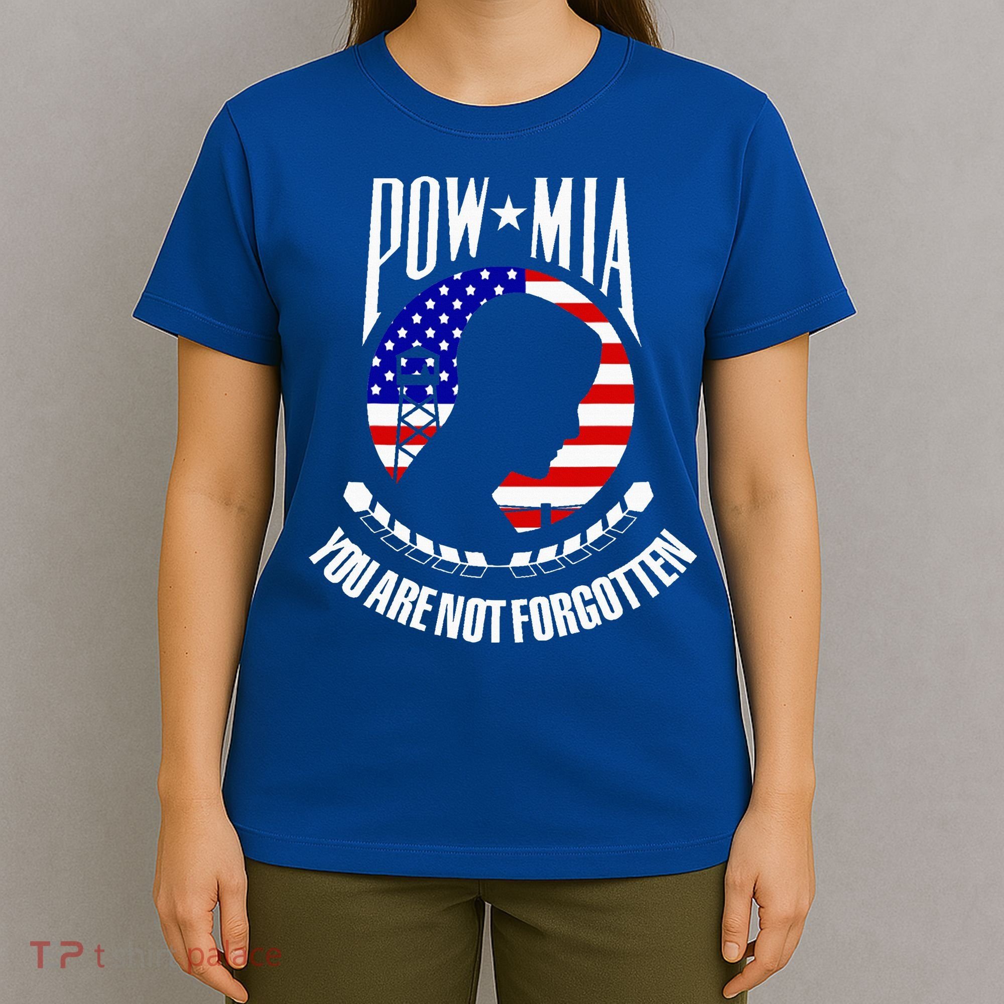 Pow Mia American Flag You Are Not Forgotten T-Shirt