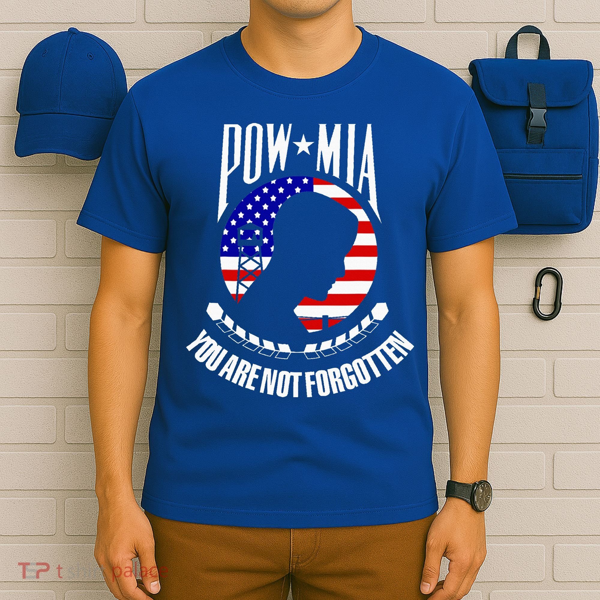 Pow Mia American Flag You Are Not Forgotten T-Shirt