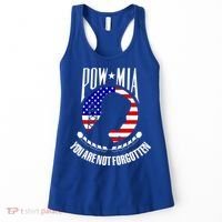Pow Mia American Flag You Are Not Forgotten Women's Tank Top thumb 0