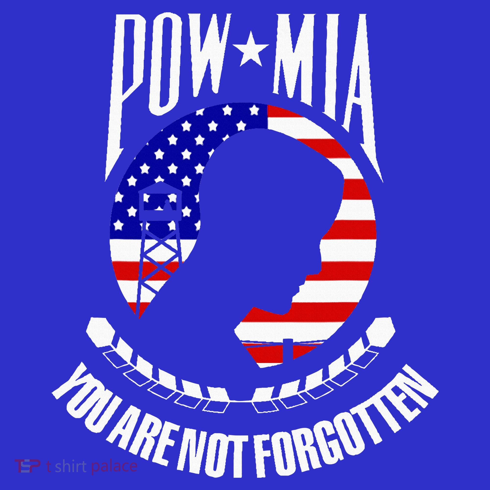 Pow Mia American Flag You Are Not Forgotten Women's Tank Top
