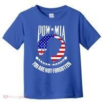 Pow Mia American Flag You Are Not Forgotten Toddler T-Shirt thumb 0