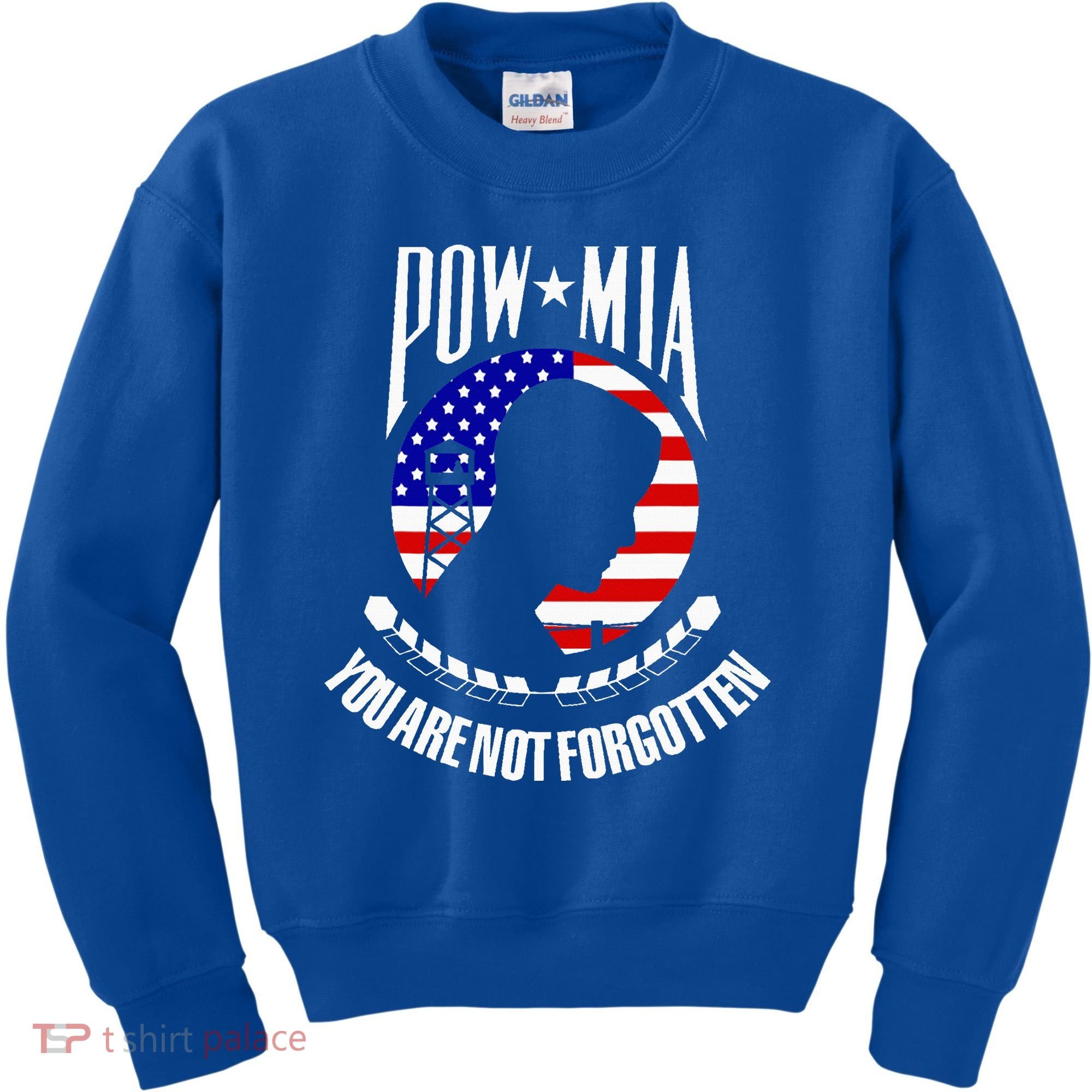 Pow Mia American Flag You Are Not Forgotten Kids Sweatshirt