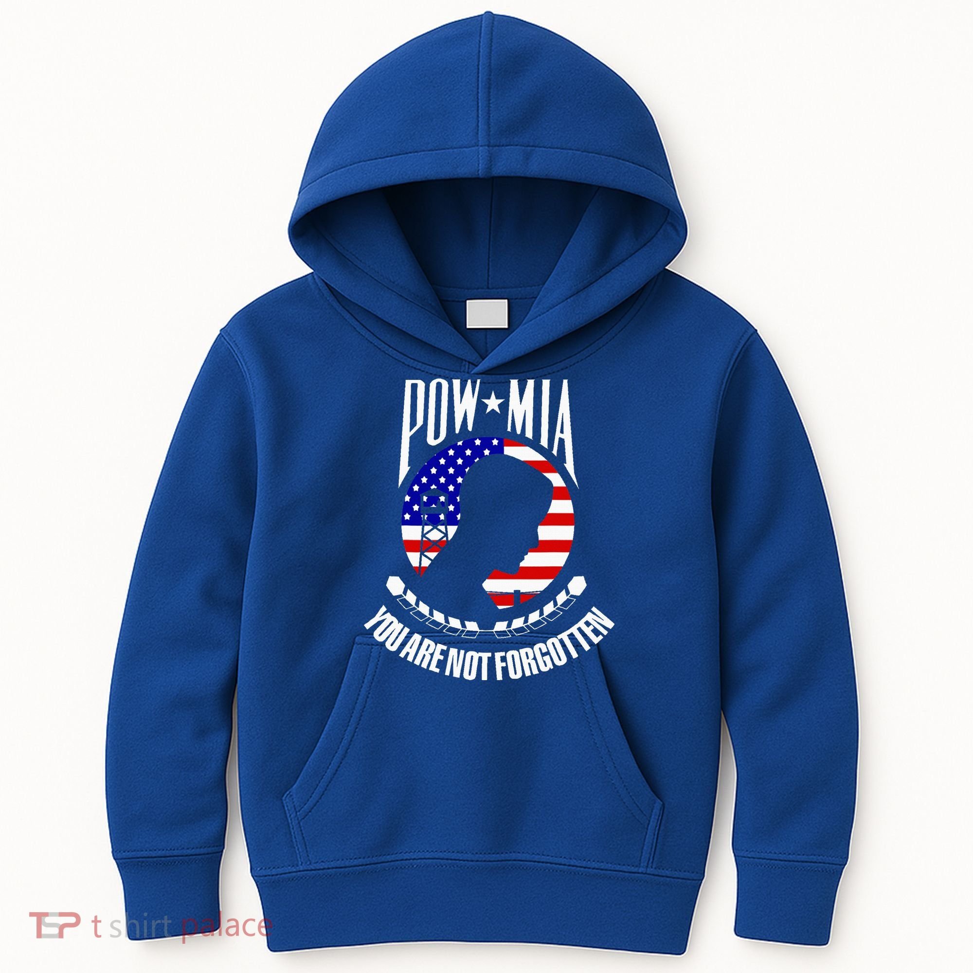 Pow Mia American Flag You Are Not Forgotten Kids Hoodie