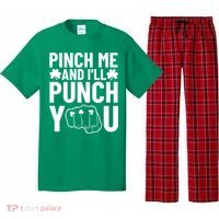 Pinch Me And I'll Punch You St. Patricks Day Pajama Set thumb 0