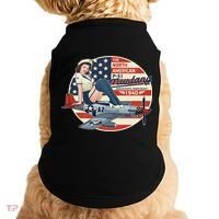 P51 Mustang Airplane S For Wwii Pinup Doggie Tank thumb 0