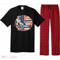P51 Mustang Airplane S For Wwii Pinup Pajama Set thumb 0