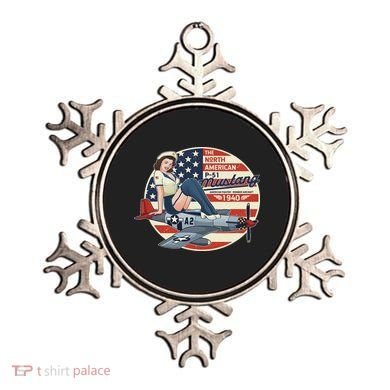 P51 Mustang Airplane S For Wwii Pinup Ornament