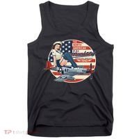 P51 Mustang Airplane S For Wwii Pinup Tank Top thumb 0