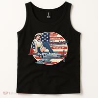 P51 Mustang Airplane S For Wwii Pinup Tank Top thumb 2
