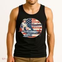 P51 Mustang Airplane S For Wwii Pinup Tank Top thumb 3