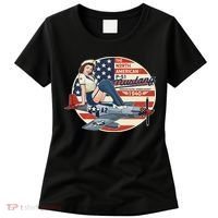 P51 Mustang Airplane S For Wwii Pinup Women's T-Shirt thumb 0