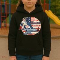 P51 Mustang Airplane S For Wwii Pinup Kids Hoodie thumb 3