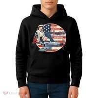 P51 Mustang Airplane S For Wwii Pinup Kids Hoodie thumb 4