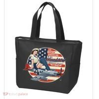 P51 Mustang Airplane S For Wwii Pinup Tote Bag thumb 3