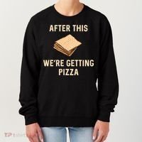 Passover Matzah After This We're Getting Pizza Jewish Matzo Gift Women's Sweatshirt thumb 0
