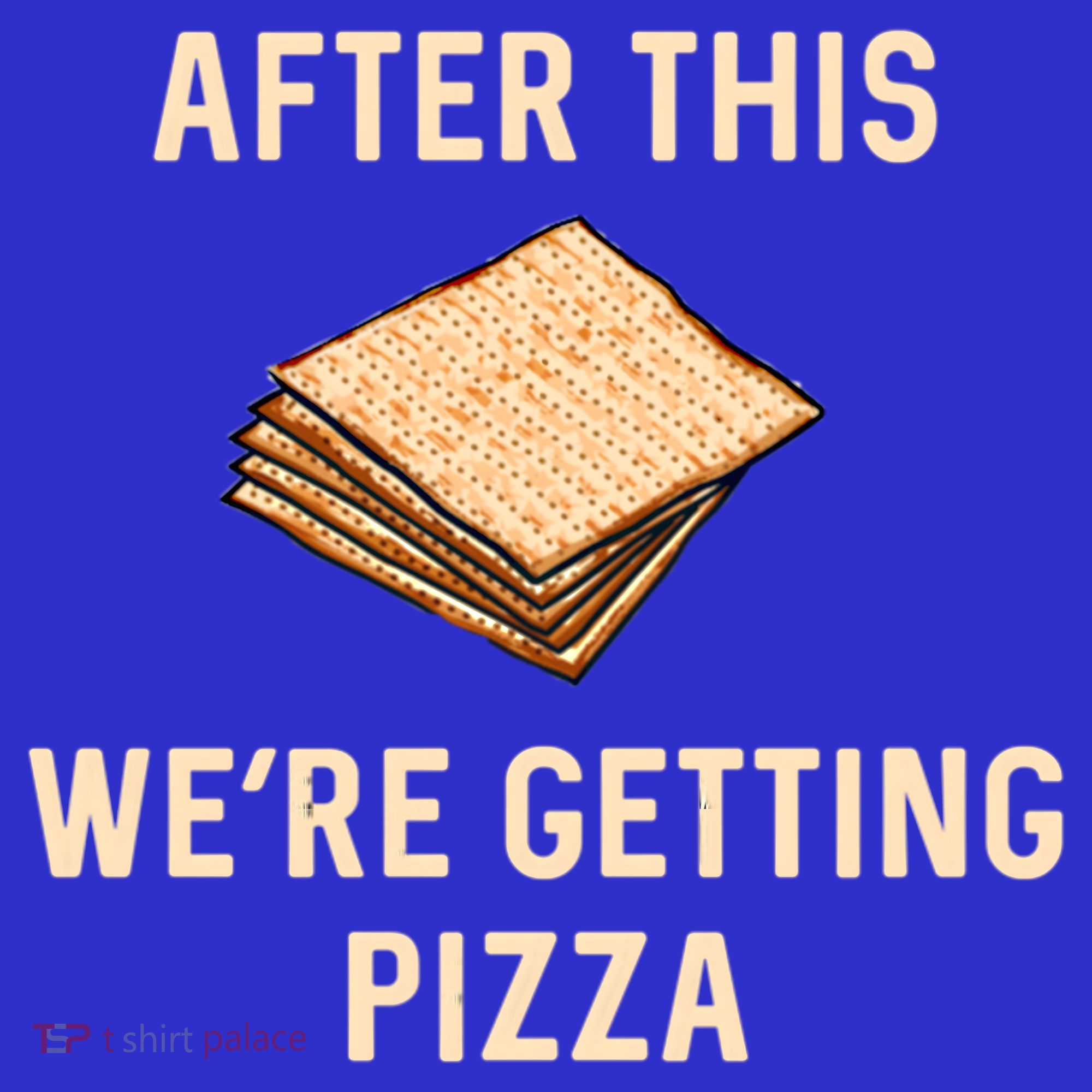 Passover Matzah After This We're Getting Pizza Jewish Matzo Gift Women's Tank Top