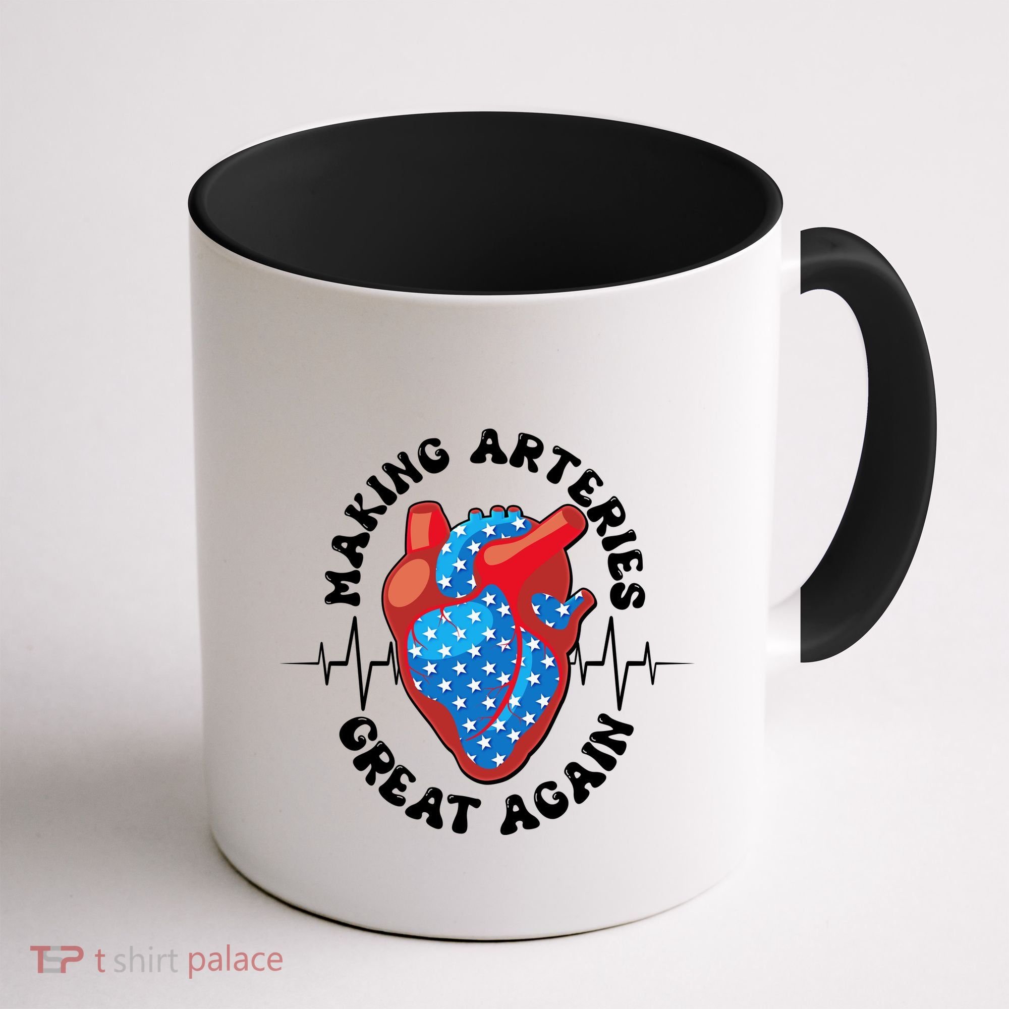Patriotic Making Arteries Great Again Heart Health Coffee Mug