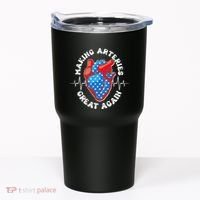 Patriotic Making Arteries Great Again Heart Health Tumbler thumb 0