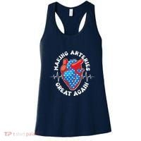 Patriotic Making Arteries Great Again Heart Health Women's Tank Top thumb 0