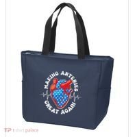 Patriotic Making Arteries Great Again Heart Health Tote Bag thumb 3