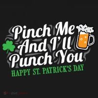 Pinch Me And I'll Punch You HAPPY ST.PATRICK'S DAY Tank Top thumb 6