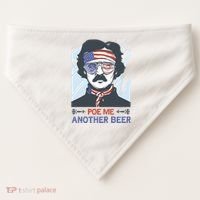 Pour Me Another Beer Funny 4th Of July USA-Made Doggie Bandana thumb 0