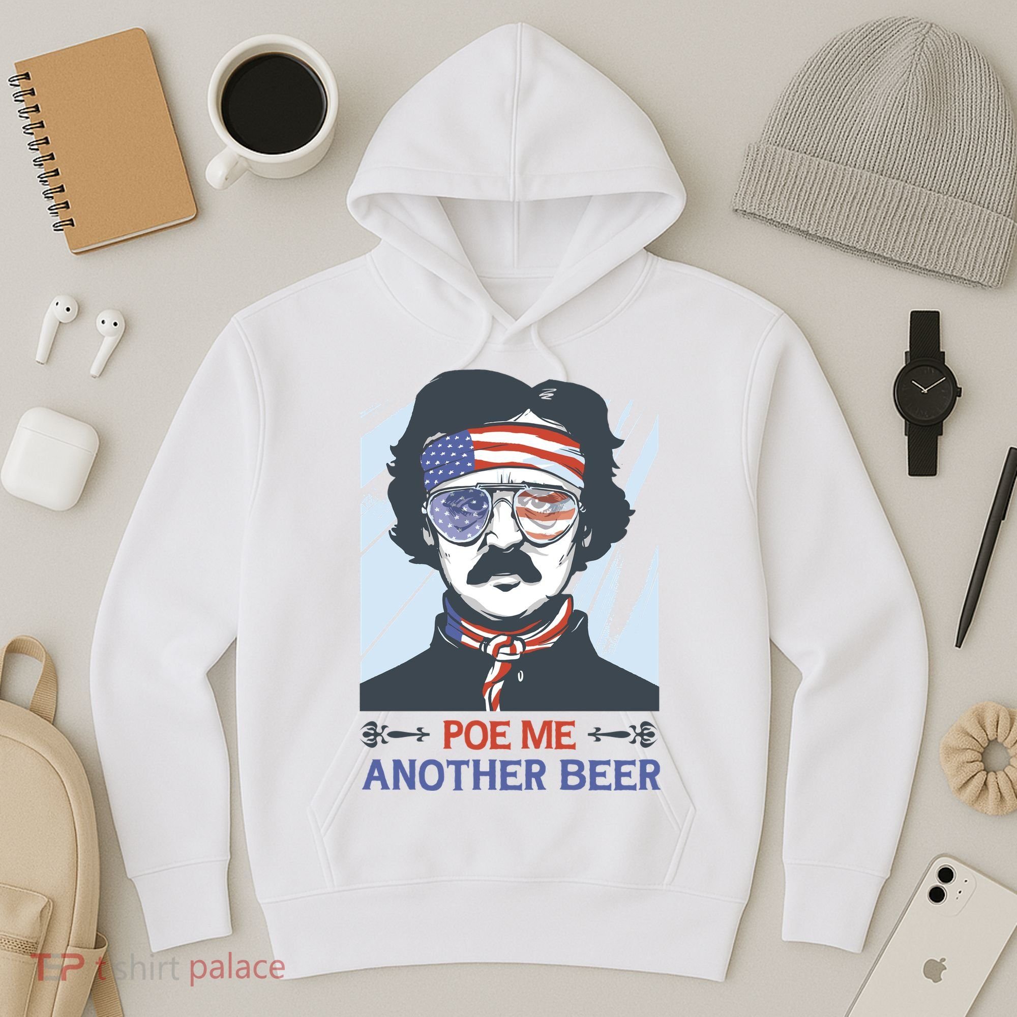 Pour Me Another Beer Funny 4th Of July Hoodie