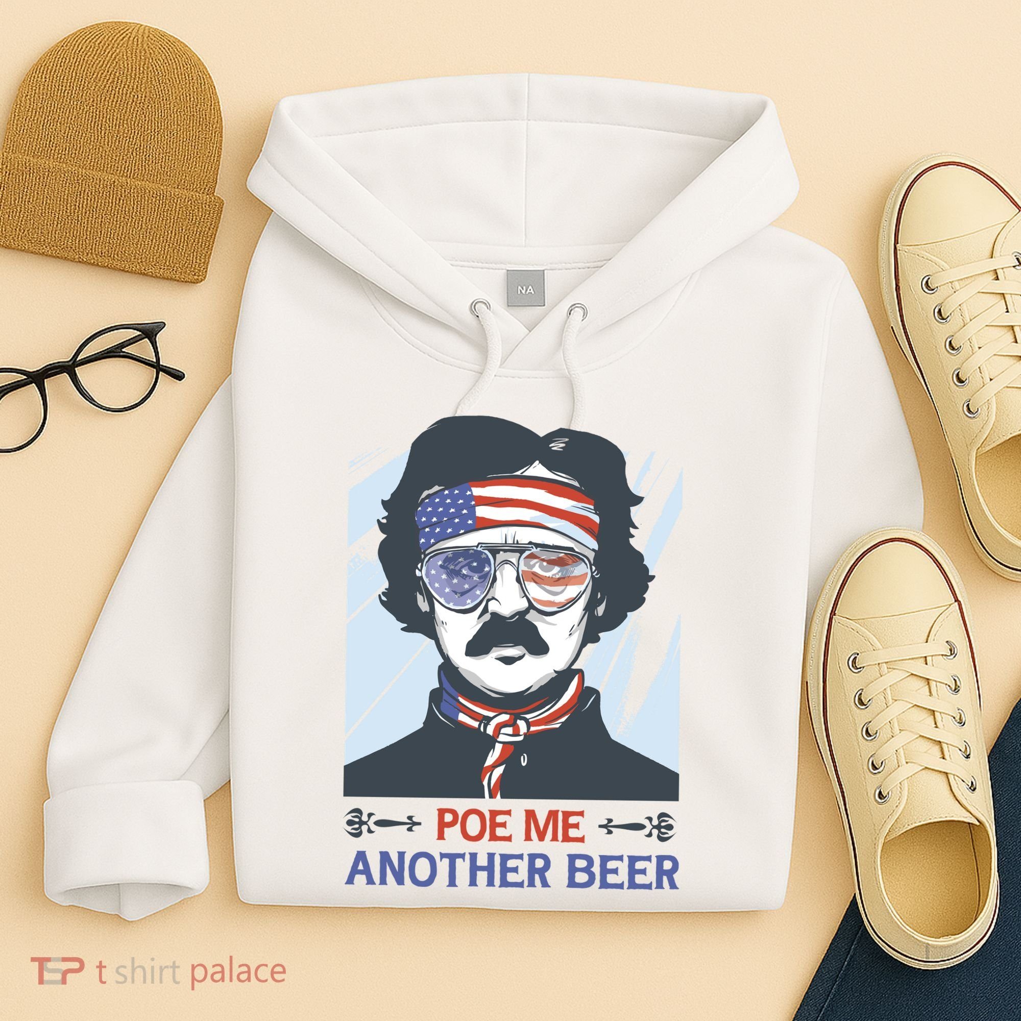 Pour Me Another Beer Funny 4th Of July Hoodie