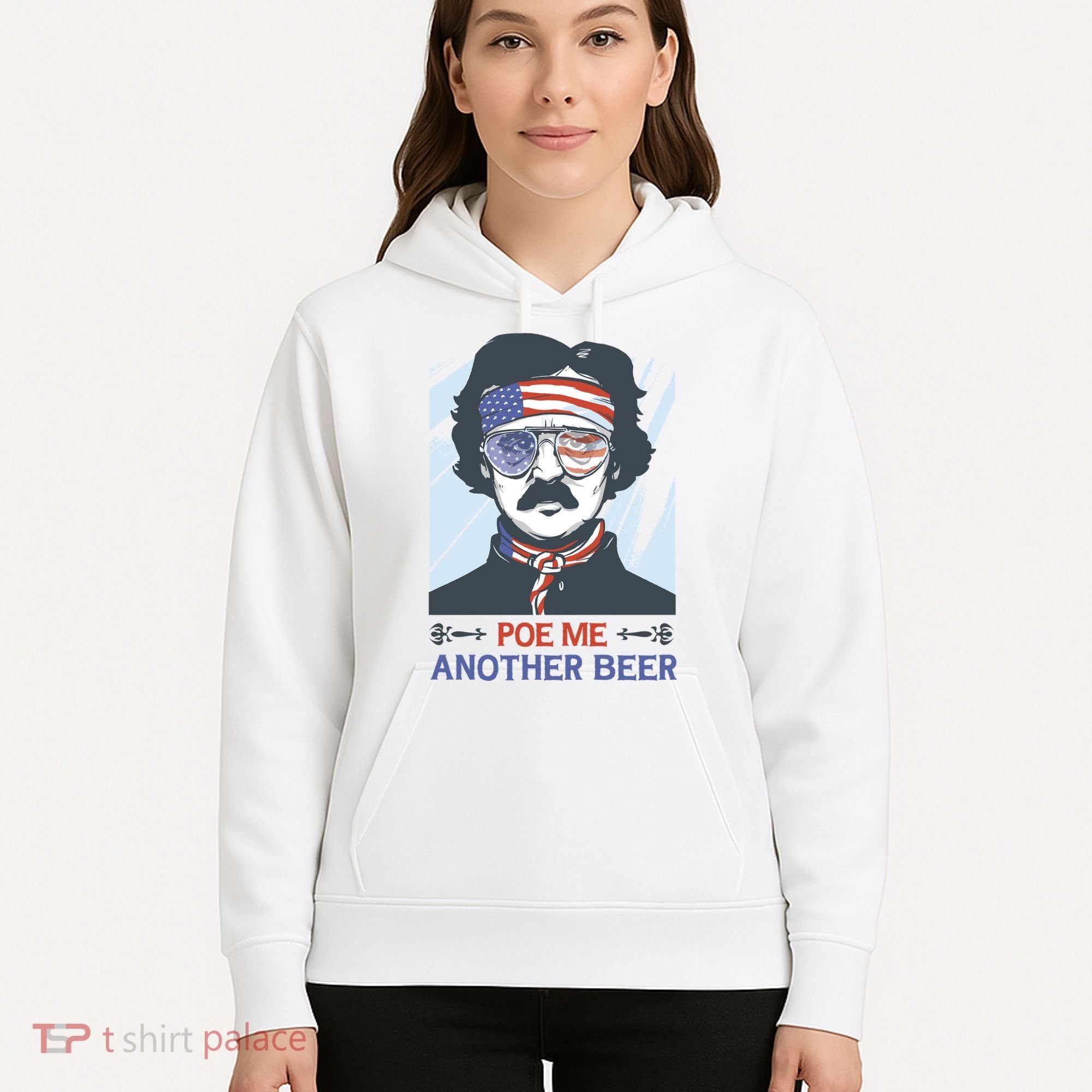Pour Me Another Beer Funny 4th Of July Hoodie