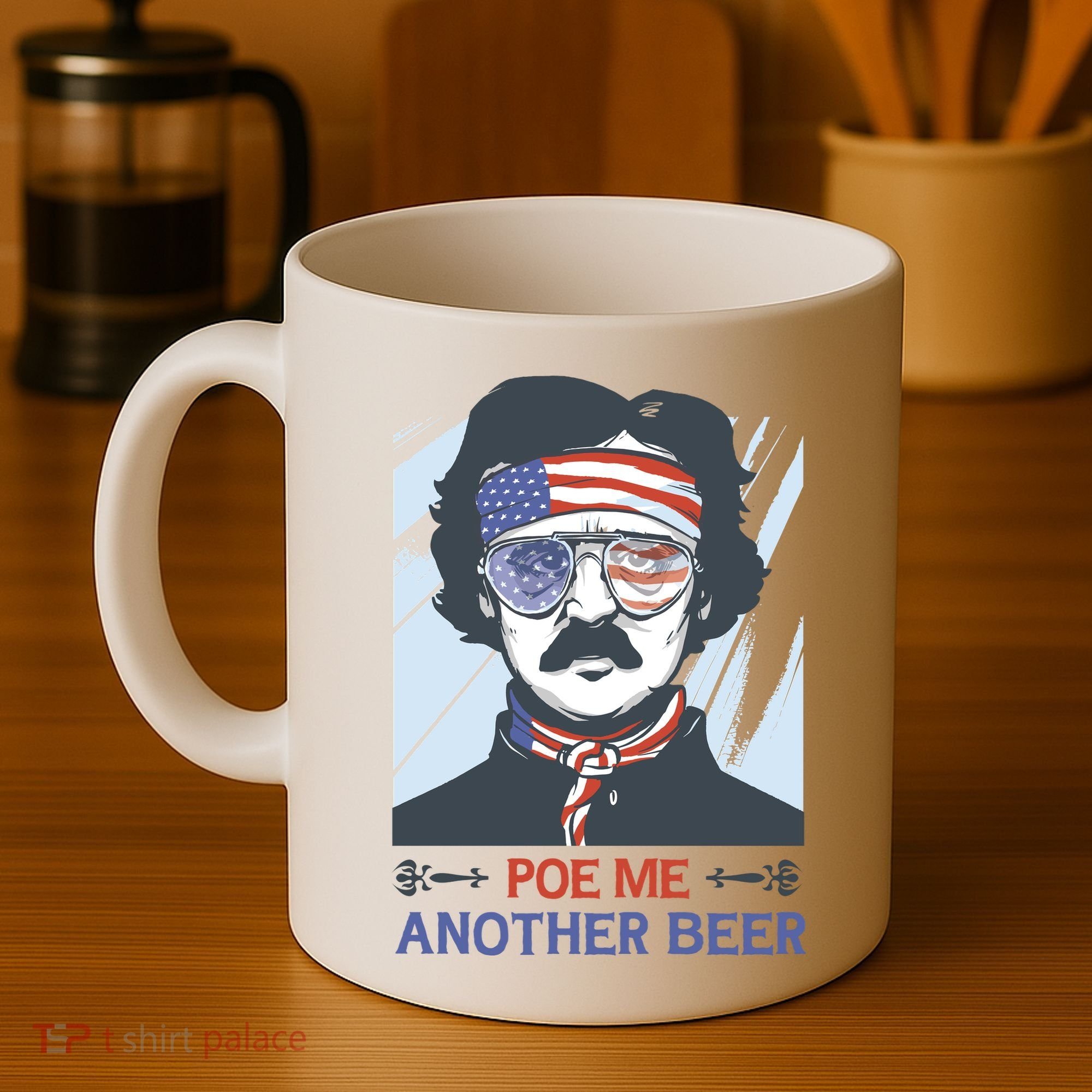 Pour Me Another Beer Funny 4th Of July Coffee Mug