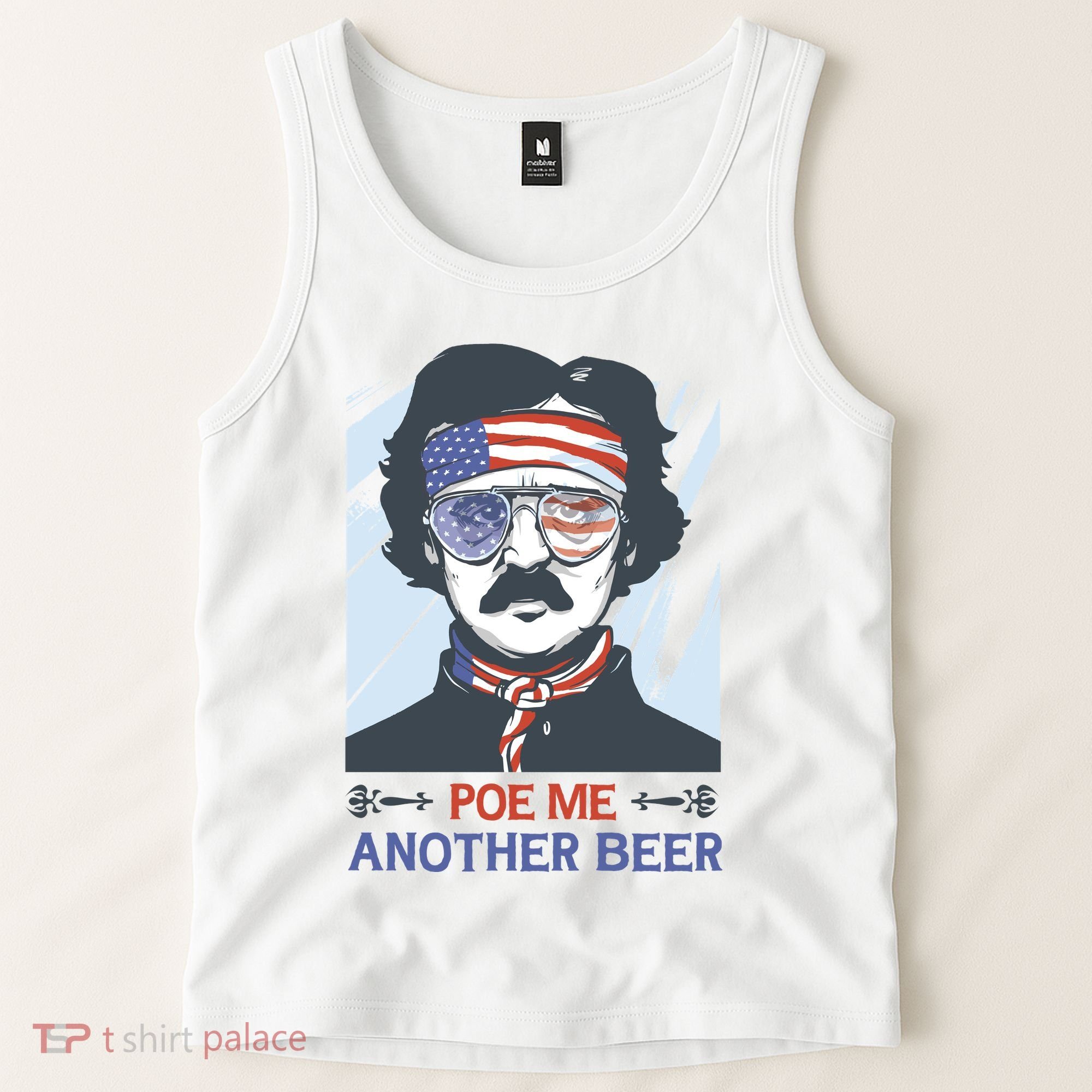 Pour Me Another Beer Funny 4th Of July Tank Top
