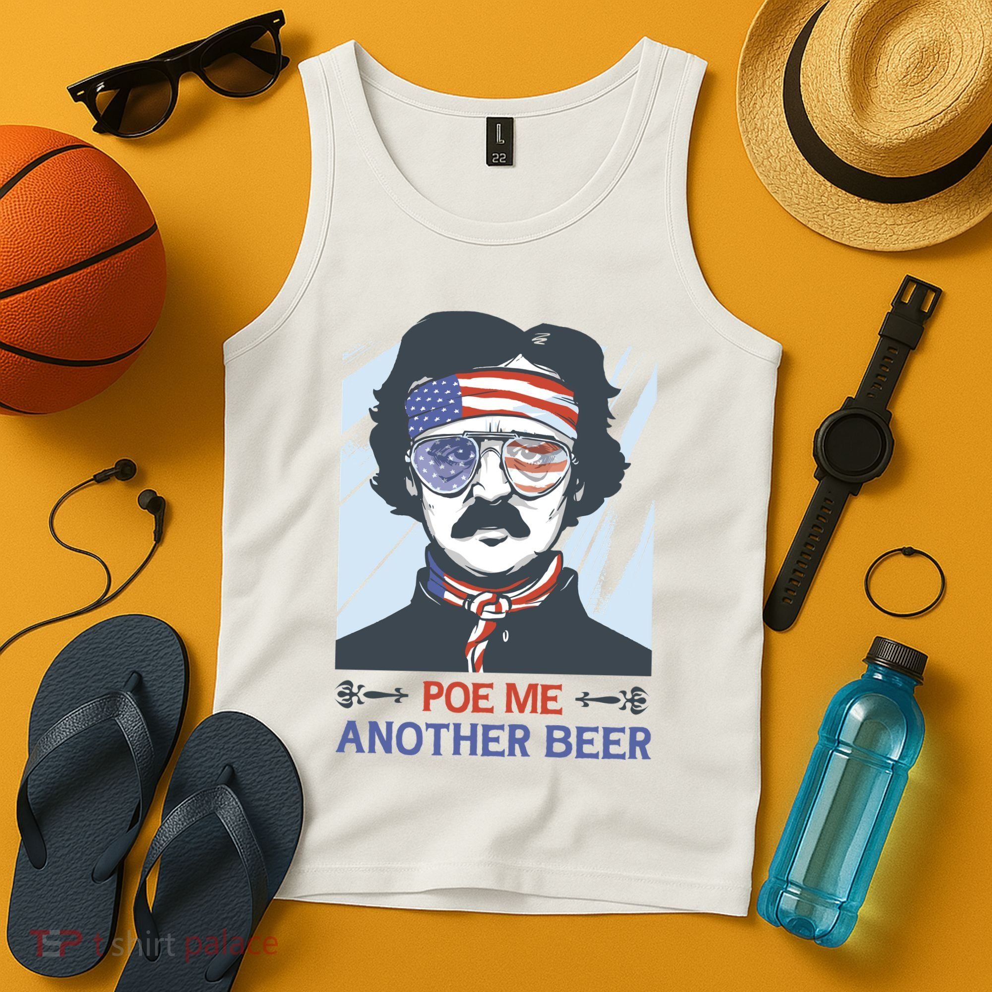 Pour Me Another Beer Funny 4th Of July Tank Top