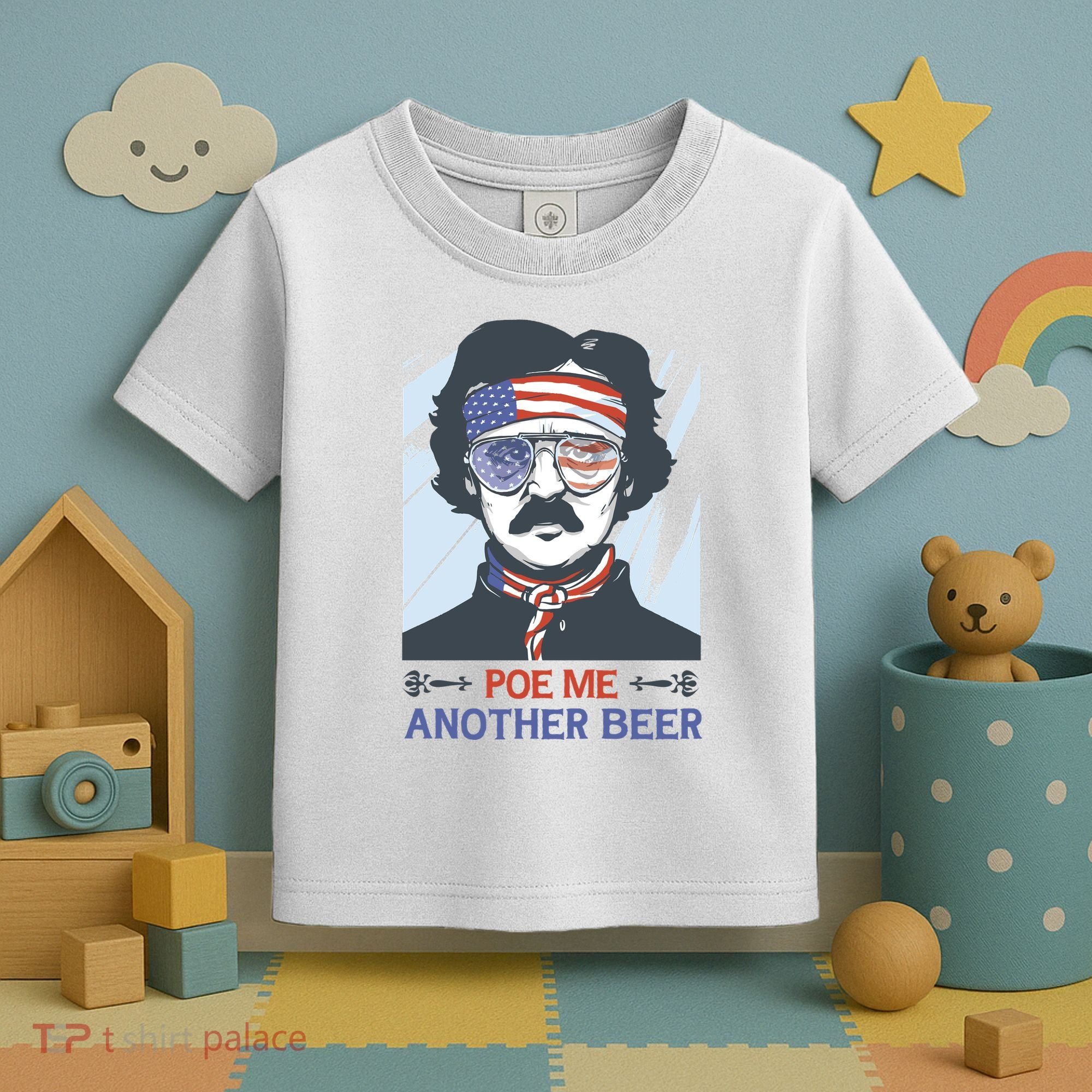 Pour Me Another Beer Funny 4th Of July Toddler T-Shirt