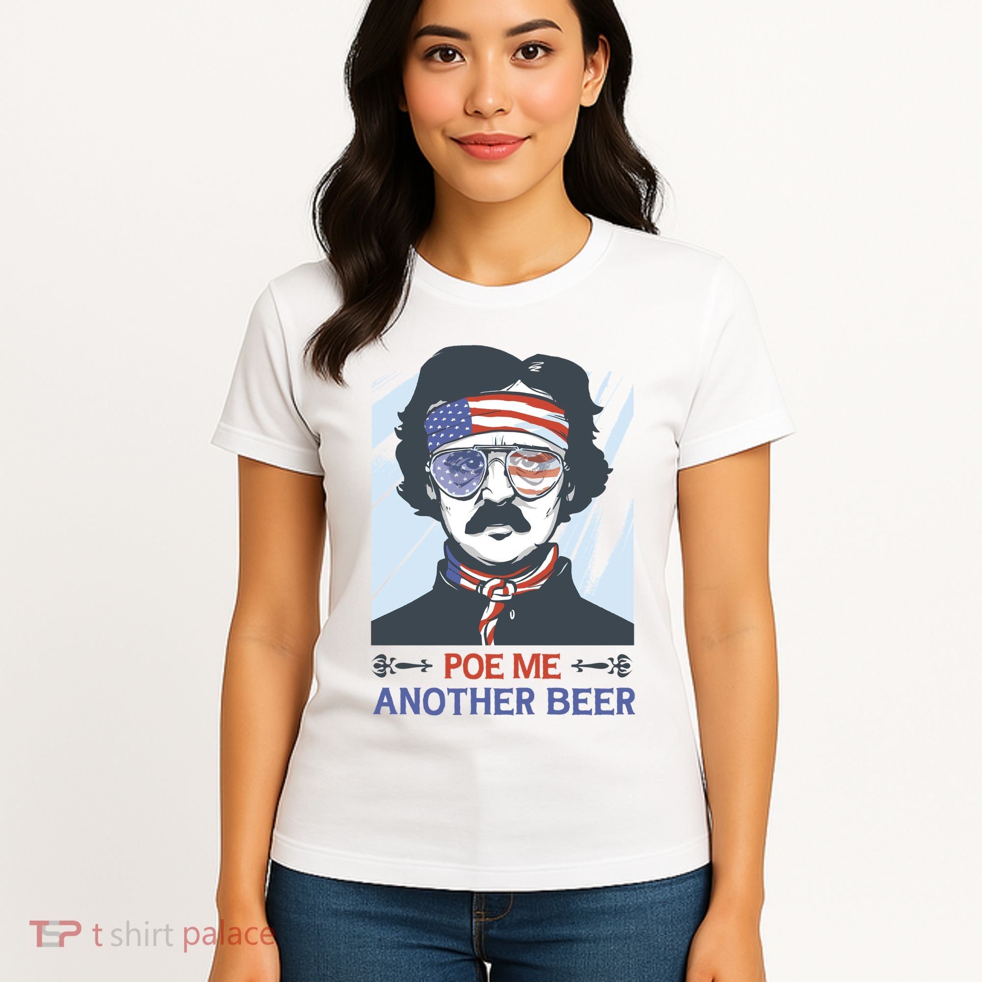 Pour Me Another Beer Funny 4th Of July Women's T-Shirt