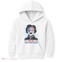 Pour Me Another Beer Funny 4th Of July Kids Hoodie thumb 0