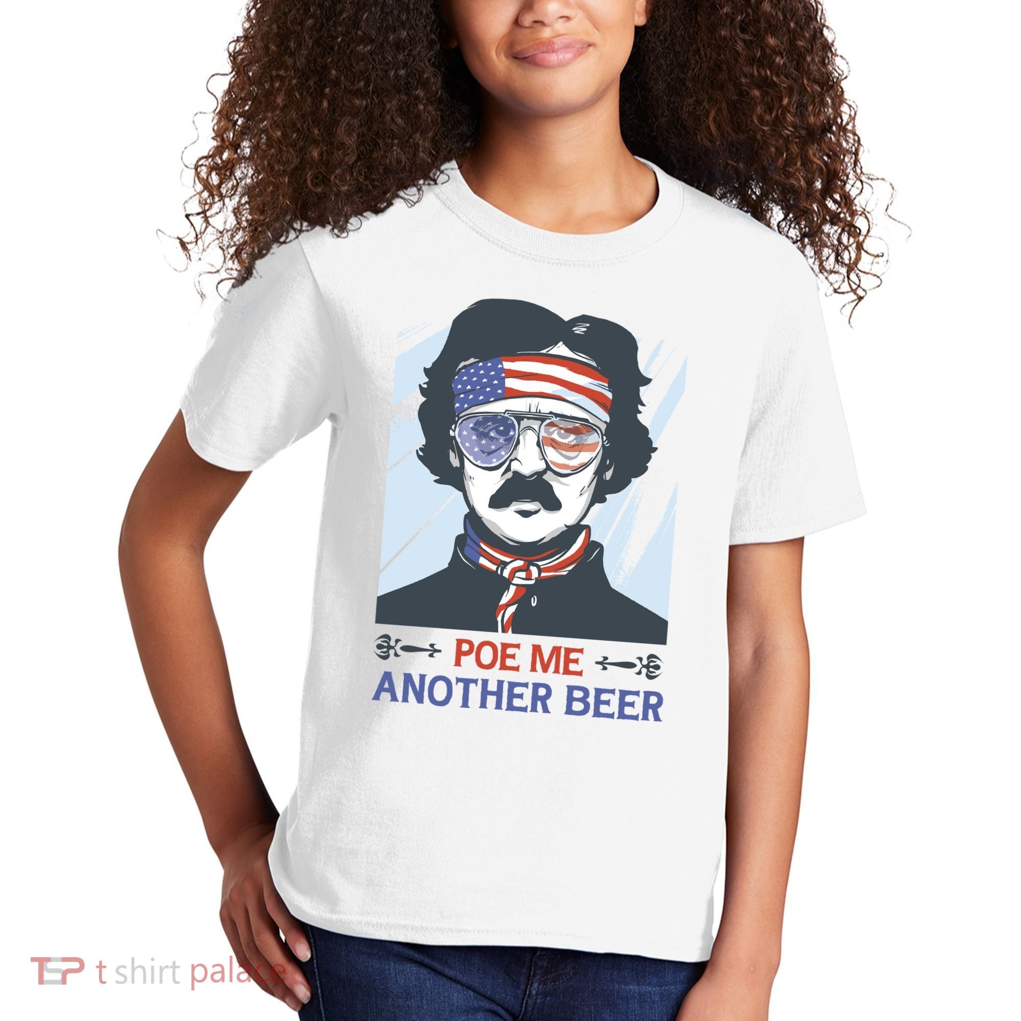 Pour Me Another Beer Funny 4th Of July Kids T-Shirt