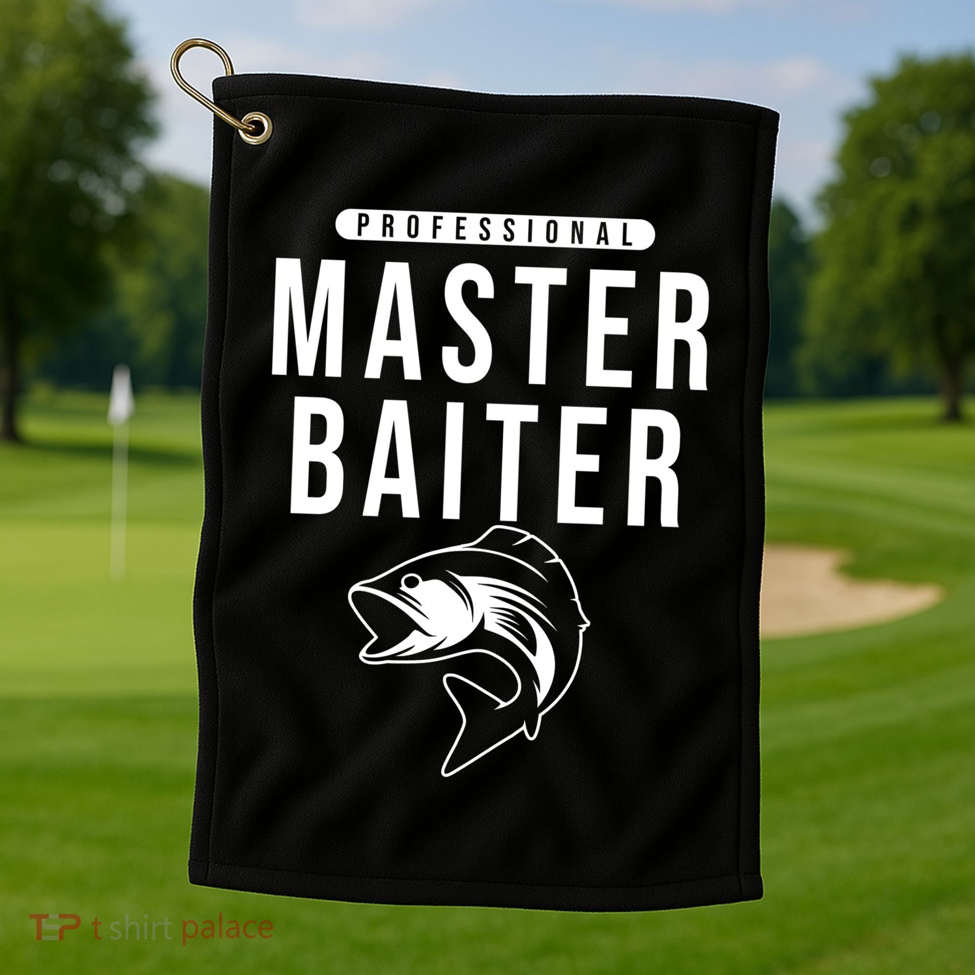 Professional Master Baiter Fishing Golf Towel