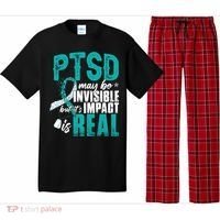 Ptsd May Be Invisible Ptsd Awareness Month Cool Gift Pajama Set thumb 0