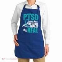Ptsd May Be Invisible Ptsd Awareness Month Cool Gift Apron thumb 2