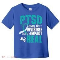 Ptsd May Be Invisible Ptsd Awareness Month Cool Gift Toddler T-Shirt thumb 0