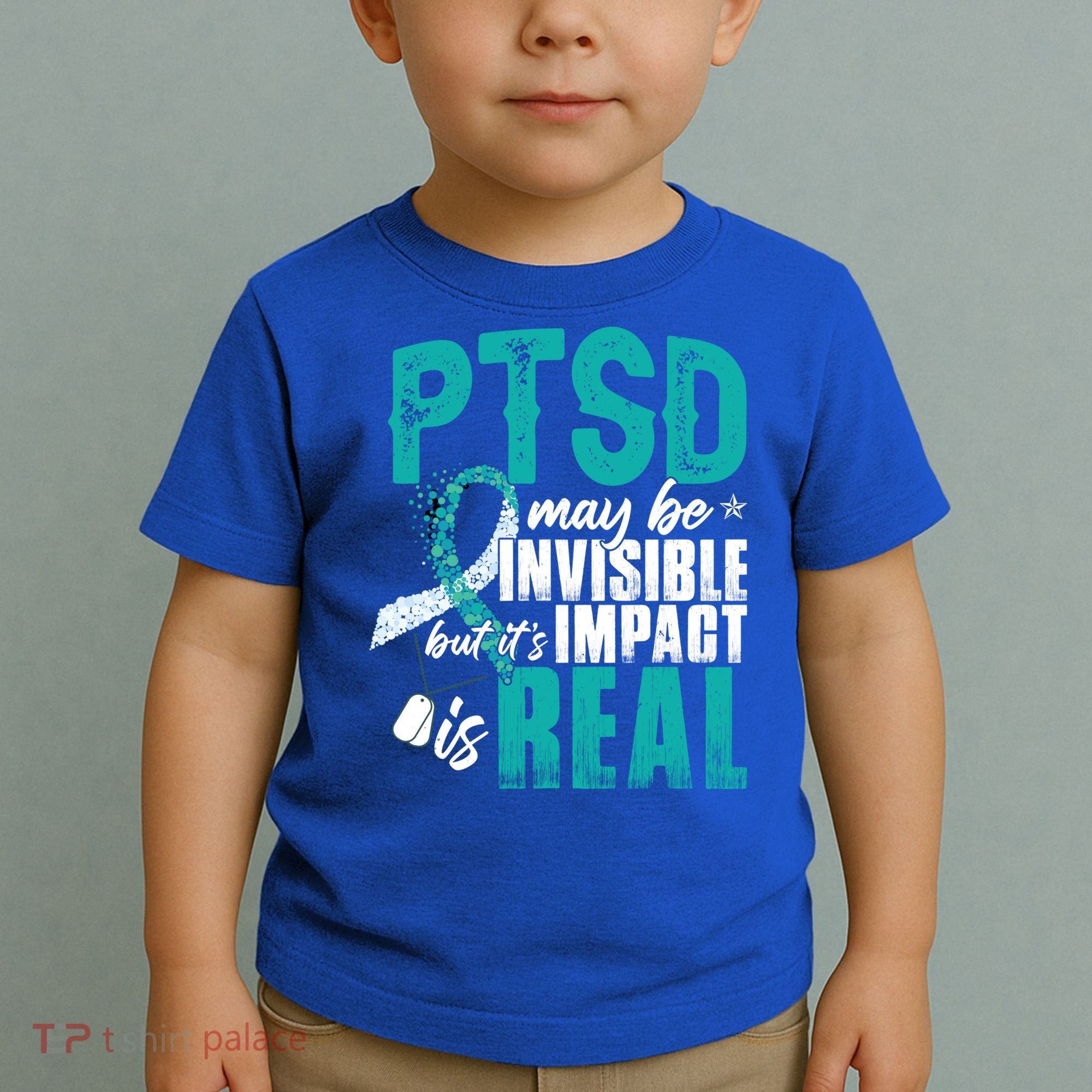 Ptsd May Be Invisible Ptsd Awareness Month Cool Gift Toddler T-Shirt