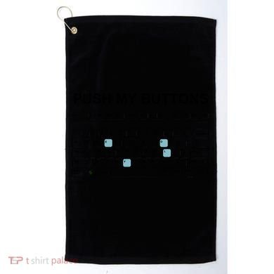 Push My Buttons Golf Towel