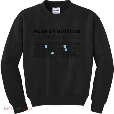 Push My Buttons Kids Sweatshirt