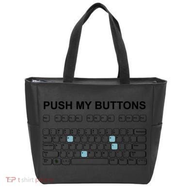 Push My Buttons Tote Bag
