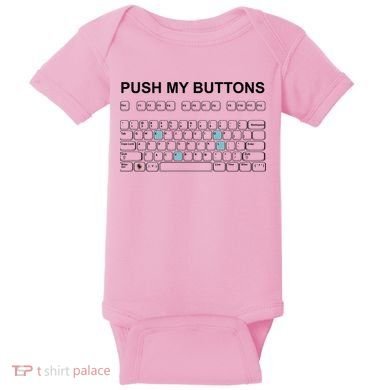 Push My Buttons Baby Bodysuit