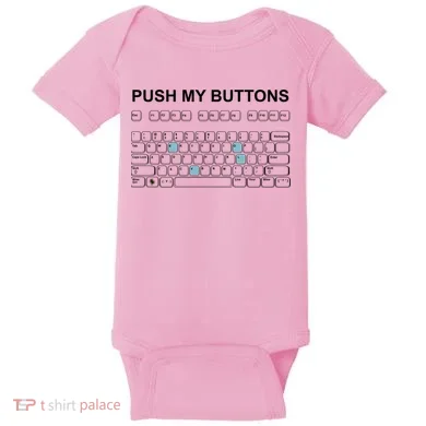 Push My Buttons Baby Bodysuit